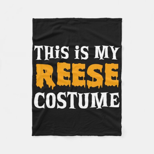 Reese Halloween Personalisiert Costume Funny Fleecedecke (Vorderseite)