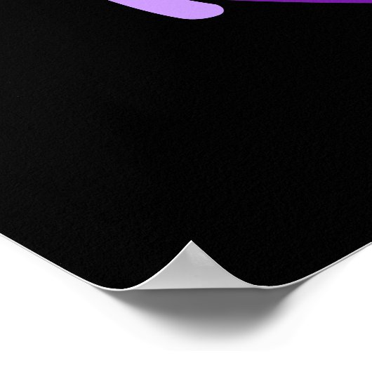 Reese in Lila Poster (Ecke)