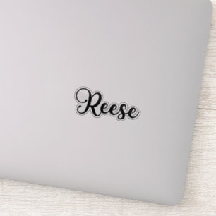 Reese Name - Handgeschriebene Kalligrafie Aufkleber