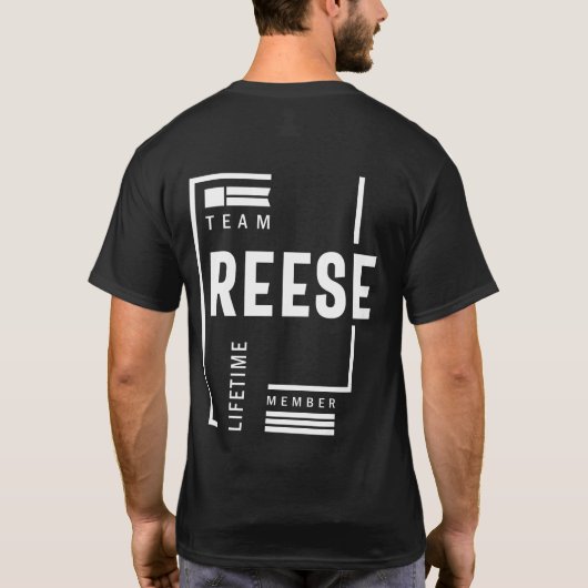 Reese Personalisiert Name Birthday Gift T-Shirt (Rückseite)