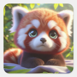 ‚Reese‘ Quadratischer Aufkleber