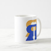Reese Rideout Blue & Gold Kaffeetasse (VorderseiteRechts)