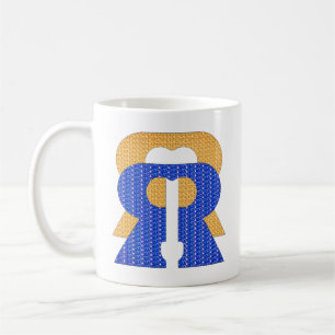 Reese Rideout Blue & Gold Kaffeetasse