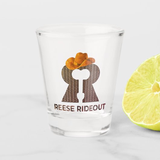 Reese Rideout Cowboy Schnapsglas (Vorderseite)