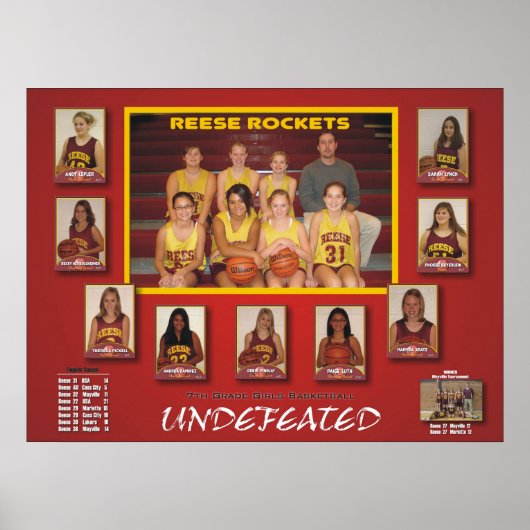 Reese Rockets 2007 Poster (Vorne)