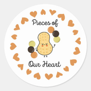 Reese Stücke unseres Herzens Runder Aufkleber