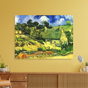 Reetgedeckte Cottages, Cordeville von Vincent van  Leinwanddruck