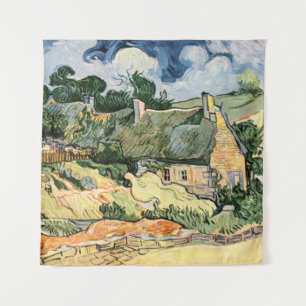 Reetgedeckte Cottages in Cordeville Vincent van Go Wandteppich