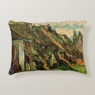 Reetgedeckte Sandstein Cottages von Vincent van Go Dekokissen