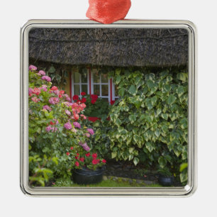 Reetgedecktes Cottage, Adare, County Limerick, Silbernes Ornament