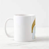 Reetgedecktes Cottage Häuschen Kaffeetasse (Links)