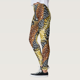 Reeve Fasant Feather Leggings - Design 2