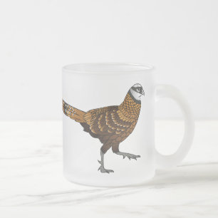 Reeves-Fasan Vogel Cartoon-Illustration Mattglastasse