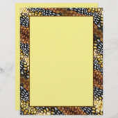 Reeve's Fasant Feathers 8.5 x 11 Stationary (Vorne/Hinten)