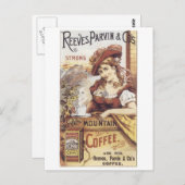 Reeves Parvin & Co. Kaffee Postkarte (Vorne/Hinten)