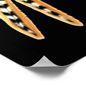 Reeves Pheasant Flying Print Poster (Ecke)