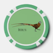 Reeves's faszinierende Cartoon-Abbildung Pokerchips (Rückseite)