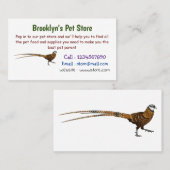 Reeves's faszinierende Cartoon-Abbildung Visitenkarte (Vorne/Hinten)