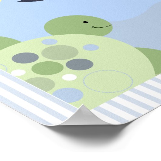 REF TURTLE FISH 8x10 BABY KINDERZIMMER ROOM DRUCKE (Ecke)