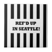 Ref war in Seattle mit Ersatzreferenten Fliese (Vorderseite)