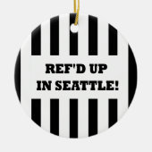 Ref war in Seattle mit Ersatzreferenten Keramikornament (Vorne)