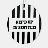 Ref war in Seattle mit Ersatzreferenten Keramikornament (Links)