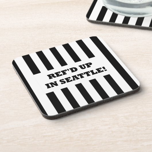 Ref war in Seattle mit Ersatzreferenten Untersetzer (Linke Seite)