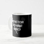 Refactor ohne Gnade Kaffeetasse (Vorderseite Links)