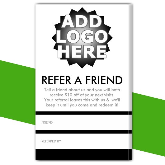 refer a friend empfehlungskarte
