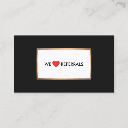 Referat "Red Heart Customer Appreciation" 2 Empfehlungskarte (Vorderseite)