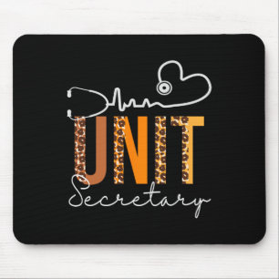 Referatssekretär Leopard Heartbeat Wertschätzung W Mousepad