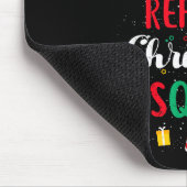 Referee Christmas Squad Santa Hat Umre Match  Mousepad (Ecke)
