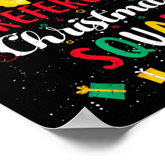 Referee Christmas Squad Santa Hat Umre Match  Poster (Ecke)