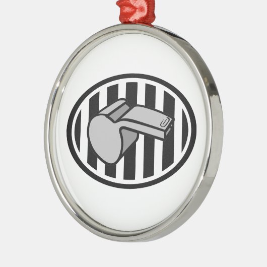 REFEREE-LOGO SILBERNES ORNAMENT (Links)