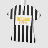 REFEREE NAME Sportteam Farben Streifen Ornament (Vorderseite)