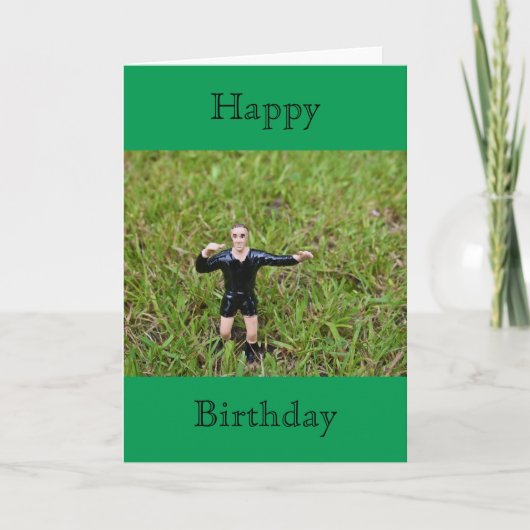Referee Soccer/Football Happy Birthday Card Karte (Vorderseite)