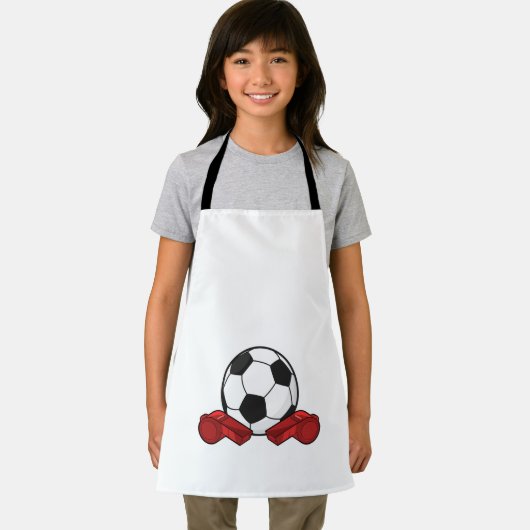 Referee whistle & Soccer ball Schürze (Insitu)