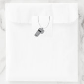 Referendarpfeifcoach Quadratischer Aufkleber (Tasche)