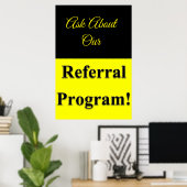 Referendarprogramm für Salon Barbershop-Plakate Poster (Heimbüro)