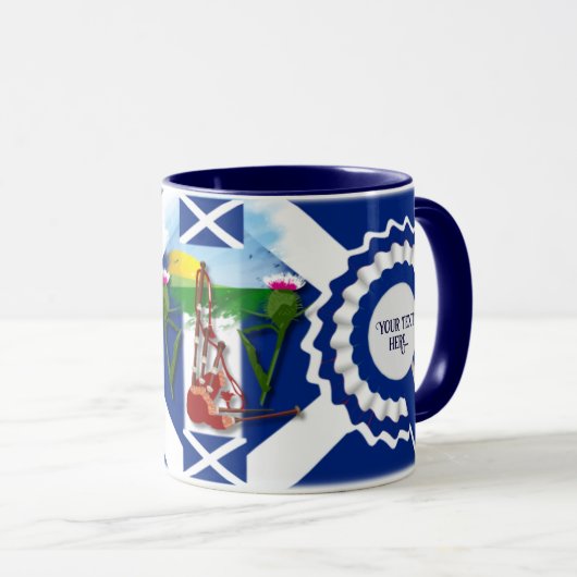 Referendum in Schottland Tasse (VorderseiteRechts)