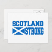 Referendum in Schottland Unabhängige Freiheit Postkarte (Vorne/Hinten)