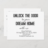 Referendum Real Anwesen Marketing verkaufen po Postkarte (Vorne/Hinten)