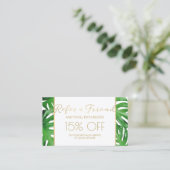 Referendum über das tropische Blätter Empfehlungskarte (Stehend Vorderseite)