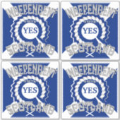 Referendum über die schottische Unabhängigkeit Aufkleber (Vorderseite)