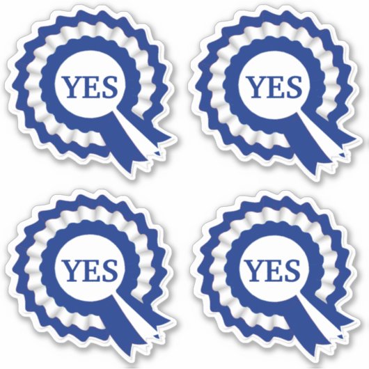 Referendum über die schottische Unabhängigkeit Ros Aufkleber (Vorderseite)