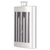 Referent 8 Unze. Flasche Flachmann (Links)