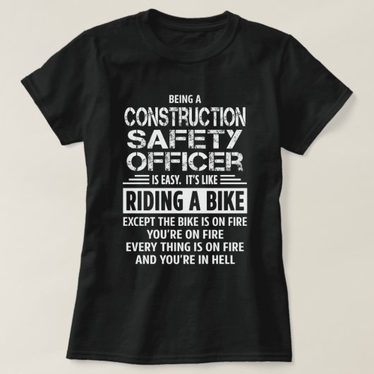 Referent für Bausicherheit T-Shirt (Design vorne)