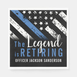 Referent für Party im Bereich Polizeieinkündigung  Serviette