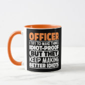 Referent I versuche, die Dinge zum Lustige Sprüche Tasse (Links)