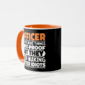 Referent I versuche, die Dinge zum Lustige Sprüche Tasse (Vorderseite Links)